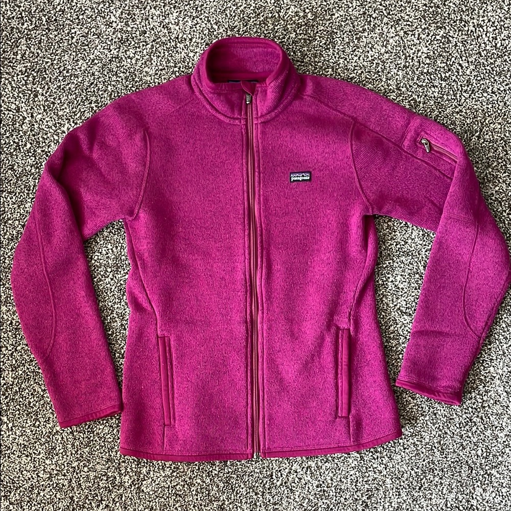 Patagonia Better Sweater Fleece Jacket with Full Zip and Stand Collar Sz Small